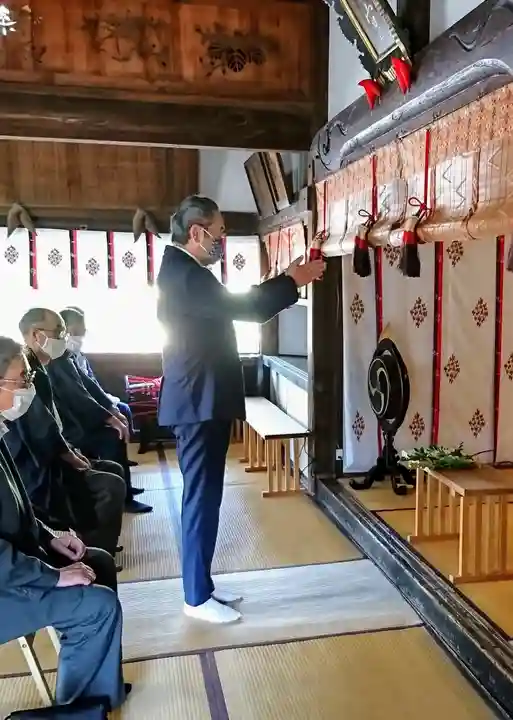 阿邪訶根神社のお祭り