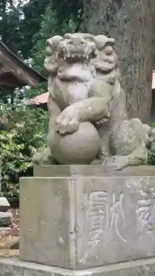 上諏訪神社の狛犬