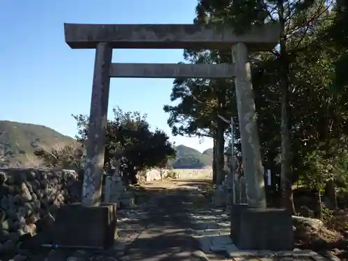 室古神社の鳥居