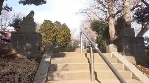 七ツ木神社の狛犬