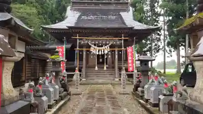 元稲田神社の本殿・本堂