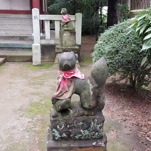 船島稲荷大明神の狛犬