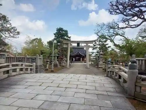 於保多神社の鳥居