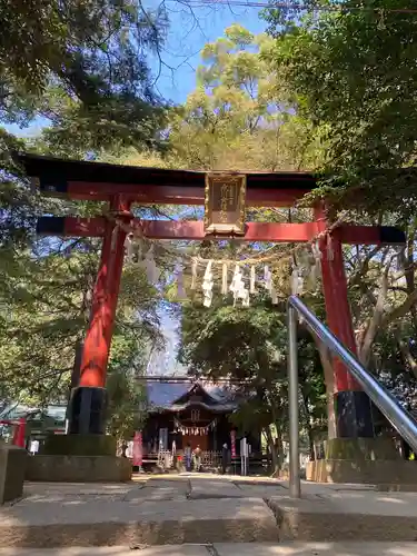 氷川女體神社の鳥居