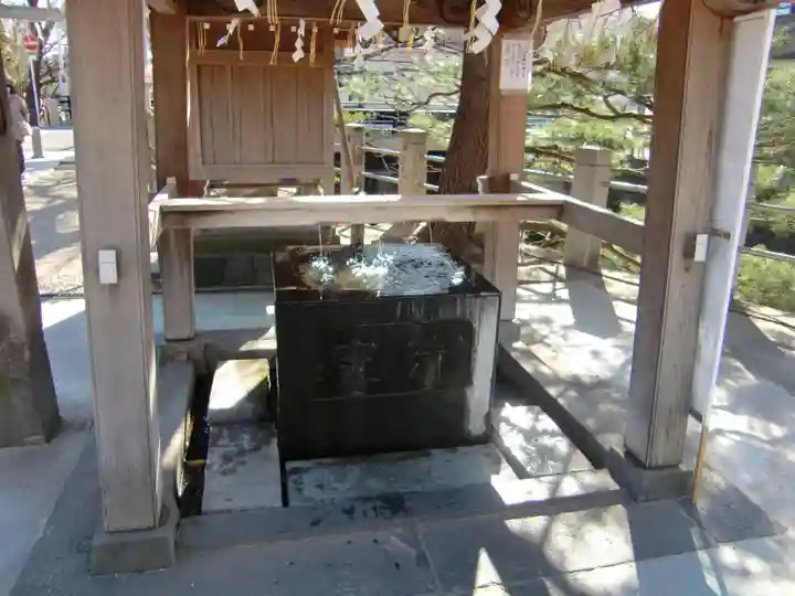 松戸神社の手水舎