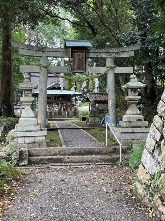 篠葉神社の鳥居