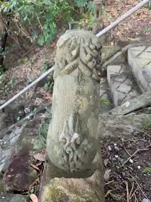 蓬島弁財天の狛犬