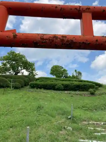 橋塚稲荷大明神の鳥居