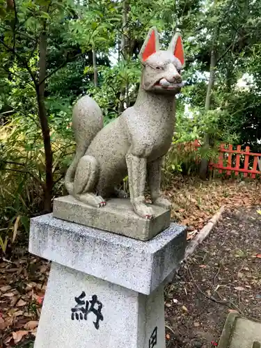 辛國神社の狛犬