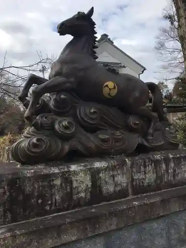 針綱神社の狛犬