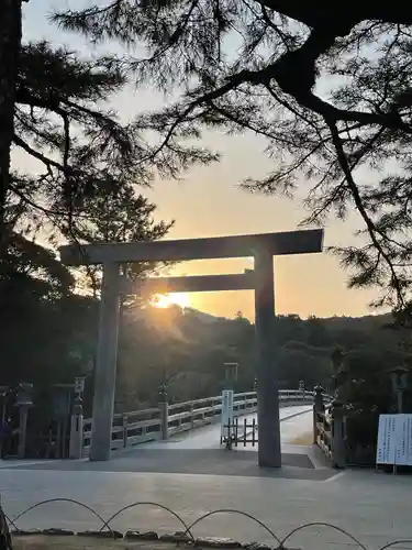 伊勢神宮内宮（皇大神宮）の鳥居