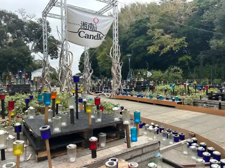 江島神社の庭園