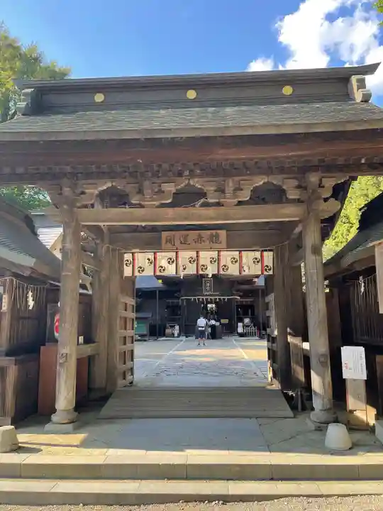 水戸八幡宮の山門・神門