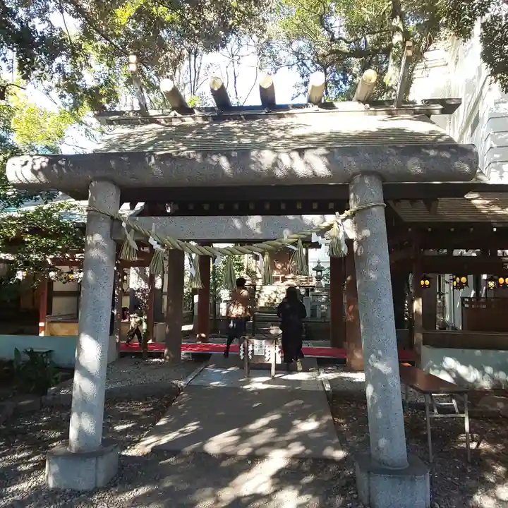 川越氷川神社の鳥居
