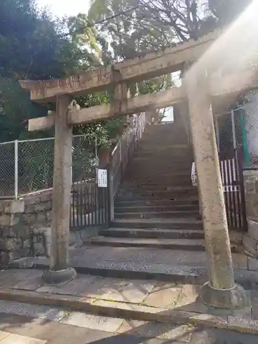 安居神社の鳥居