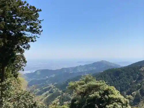 大山阿夫利神社の景色