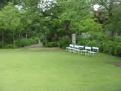 茨城縣護國神社の庭園