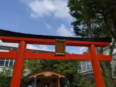 蛇窪神社の鳥居