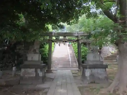 横浜一之宮神社の鳥居