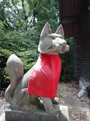鳩吹稲荷神社の狛犬