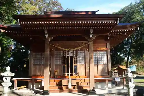阿久津「田村神社」（郡山市阿久津町）旧社名：伊豆箱根三嶋三社の本殿・本堂