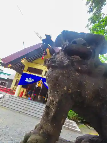 江南神社の狛犬