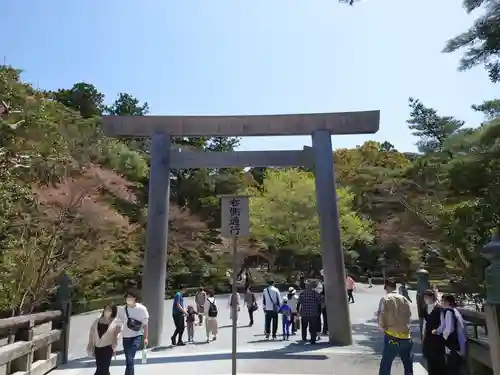 伊勢神宮内宮（皇大神宮）の鳥居