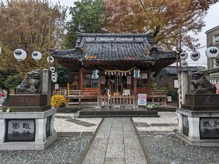川越熊野神社の本殿・本堂