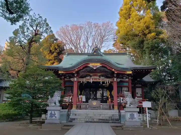 中野氷川神社の本殿・本堂