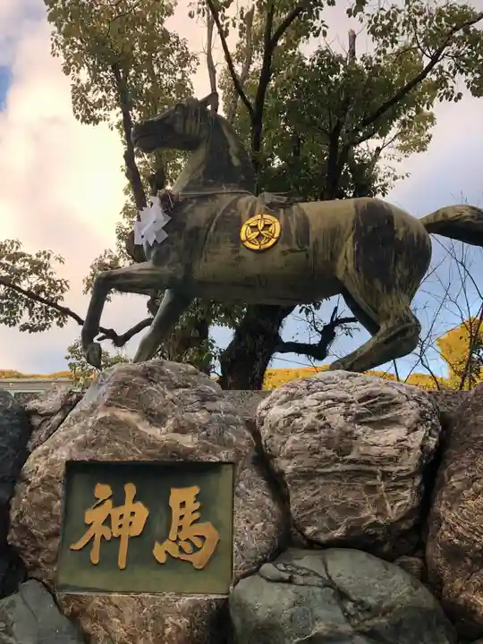 真清田神社の狛犬