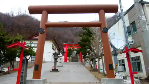 神恵内嚴島神社の鳥居