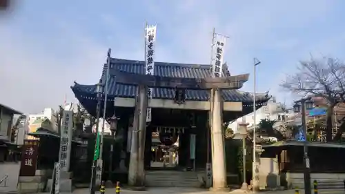 櫛田神社の鳥居