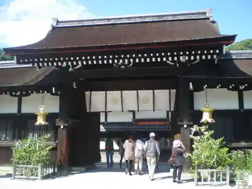 賀茂御祖神社（下鴨神社）の山門