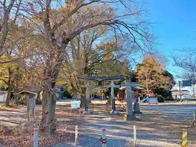 楡山神社の鳥居