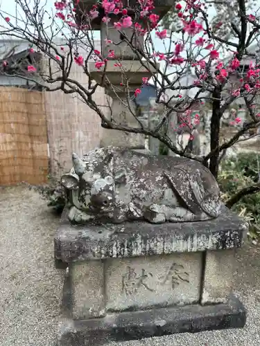 菅原天満宮（菅原神社）の像