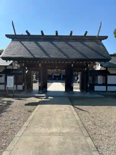 秋田県護國神社の山門・神門