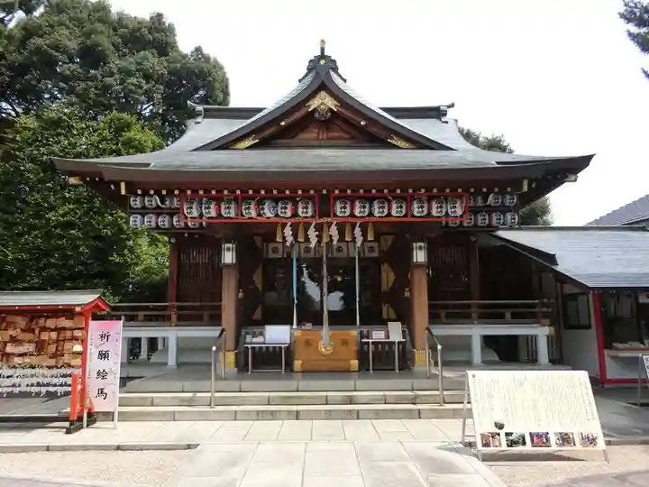 中野沼袋氷川神社の本殿・本堂
