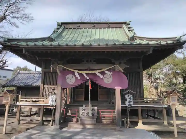 久里浜八幡神社の本殿・本堂