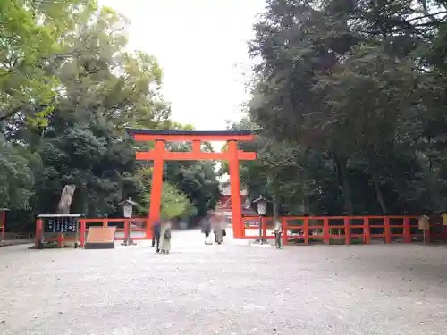 賀茂御祖神社（下鴨神社）の鳥居