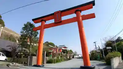 高橋稲荷神社の鳥居