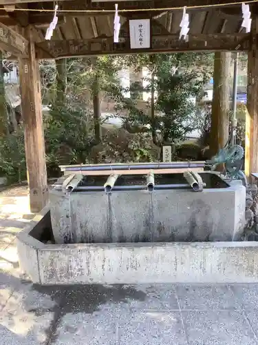 大縣神社の手水舎