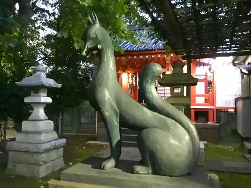 藤神稲荷神社の狛犬