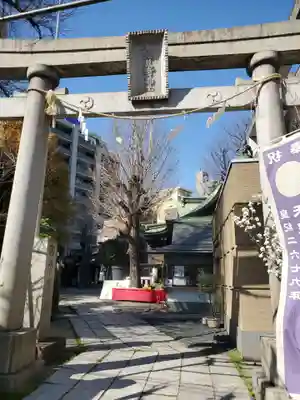 小野照崎神社の鳥居