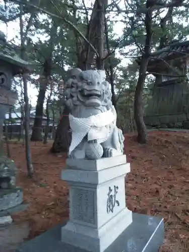 八幡奈多宮の狛犬