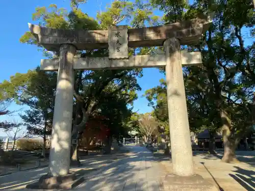 水天宮の鳥居