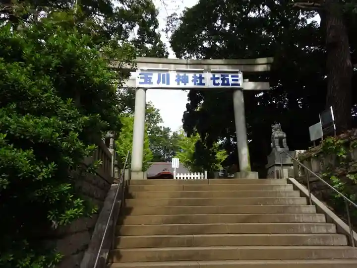 玉川神社の鳥居