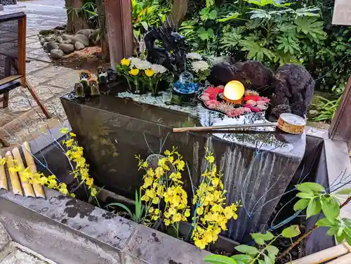 法輪寺の手水