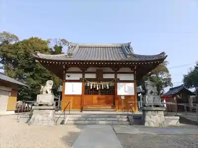 篠目八幡宮の本殿・本堂