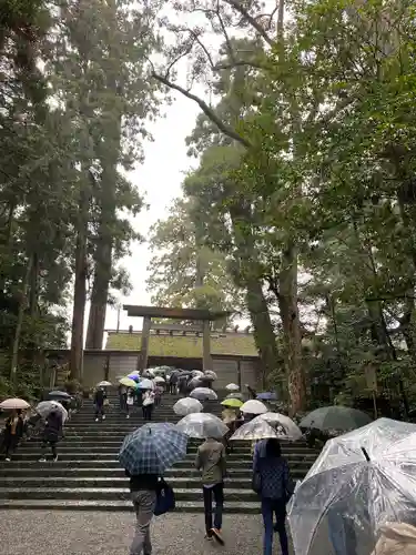 伊勢神宮内宮（皇大神宮）の景色