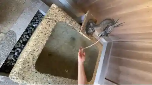 竹生島神社（都久夫須麻神社）の手水舎